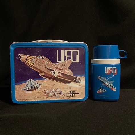 Vintage UFO Lunchbox with Thermos 1973 